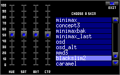 BlackSlim2 Controlpanel