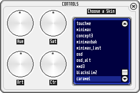 Caramel Controlpanel